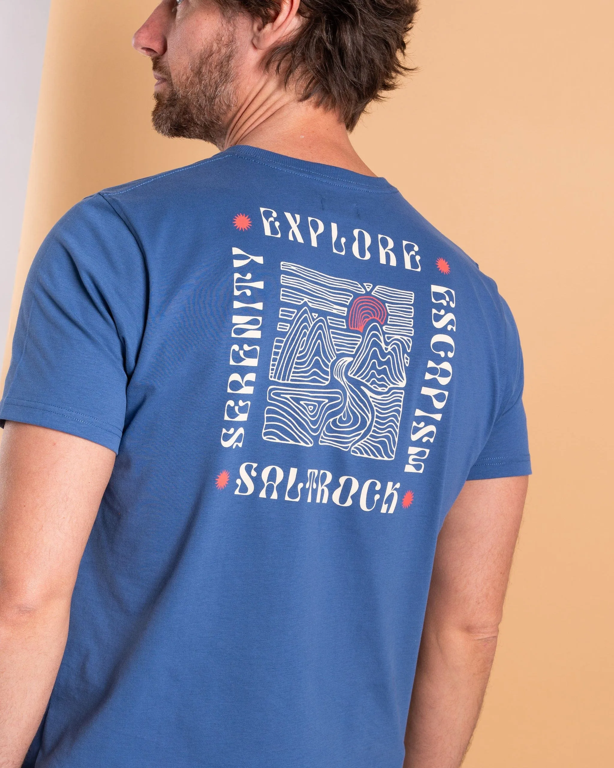 Rebalance - Mens T-Shirt - Blue Quick Slip
