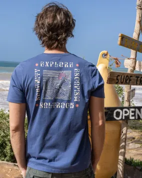 Adjustable Fit Rebalance - Mens T-Shirt - Blue