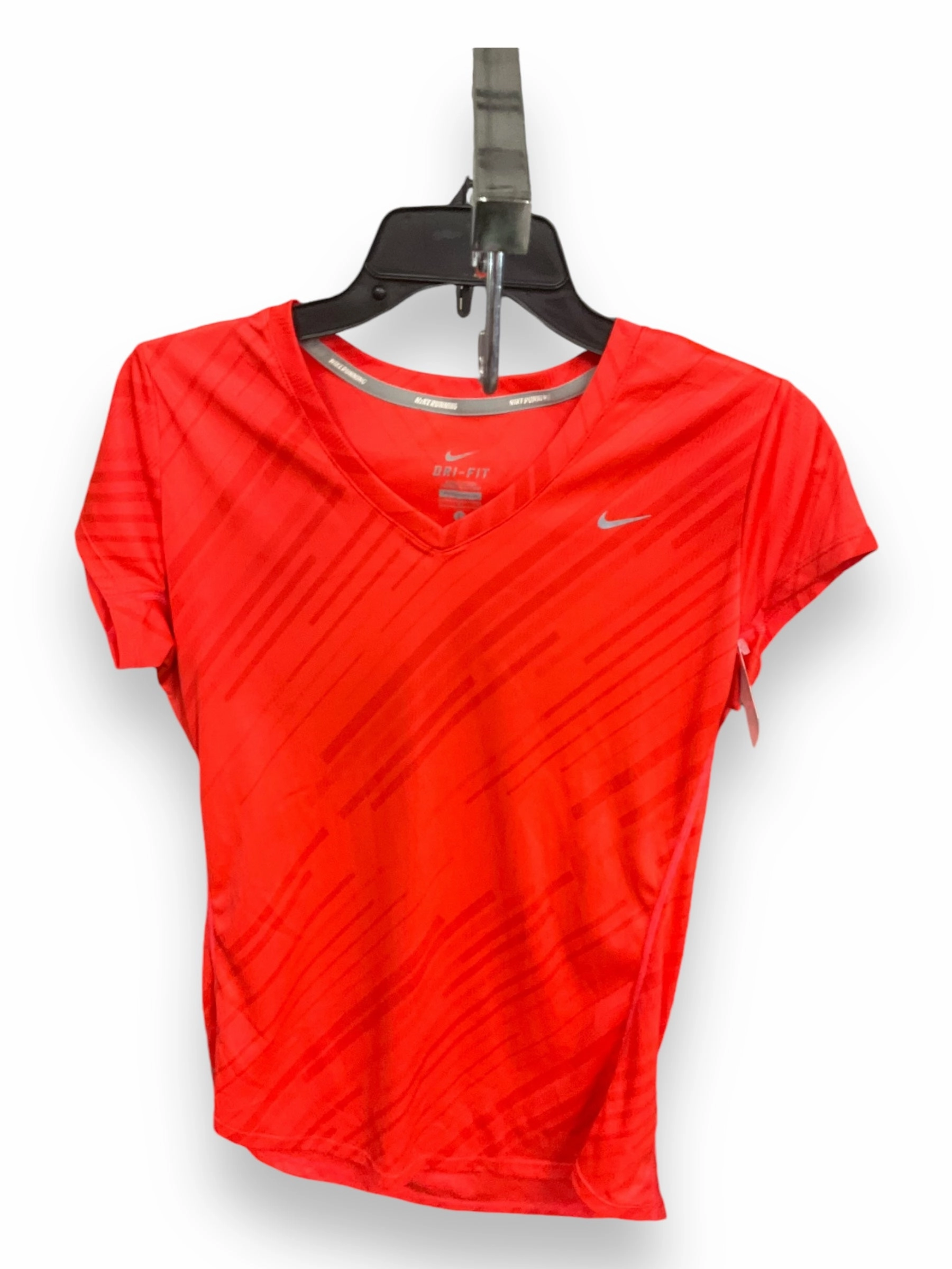 Athletic Top Short Sleeve By Nike Apparel In Orange, Size: L FadeResistant Finish
