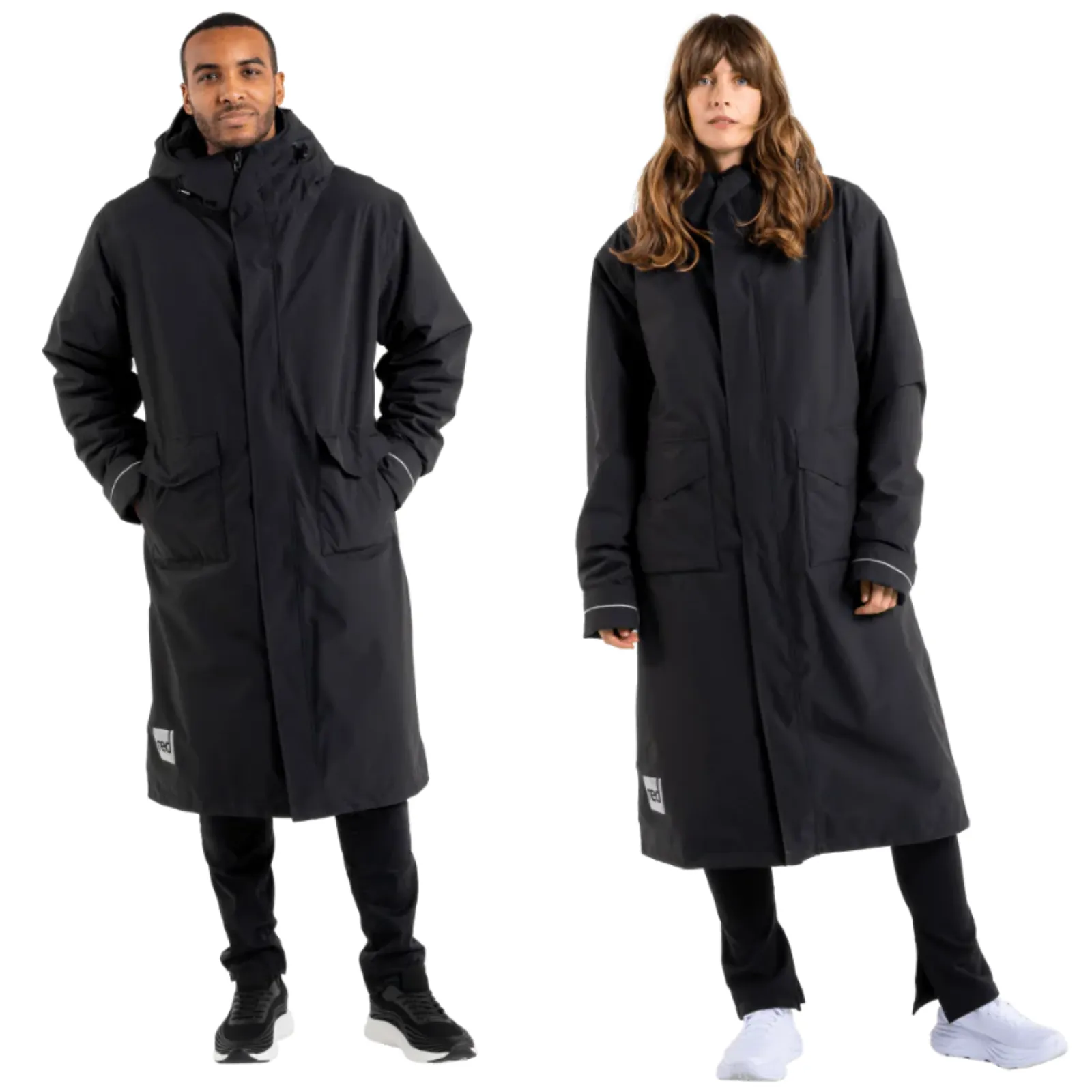 Red Adult EVO Pro Slimline Waterproof Parka Jacket Soft Shell Material Abrasion Resistant Trim