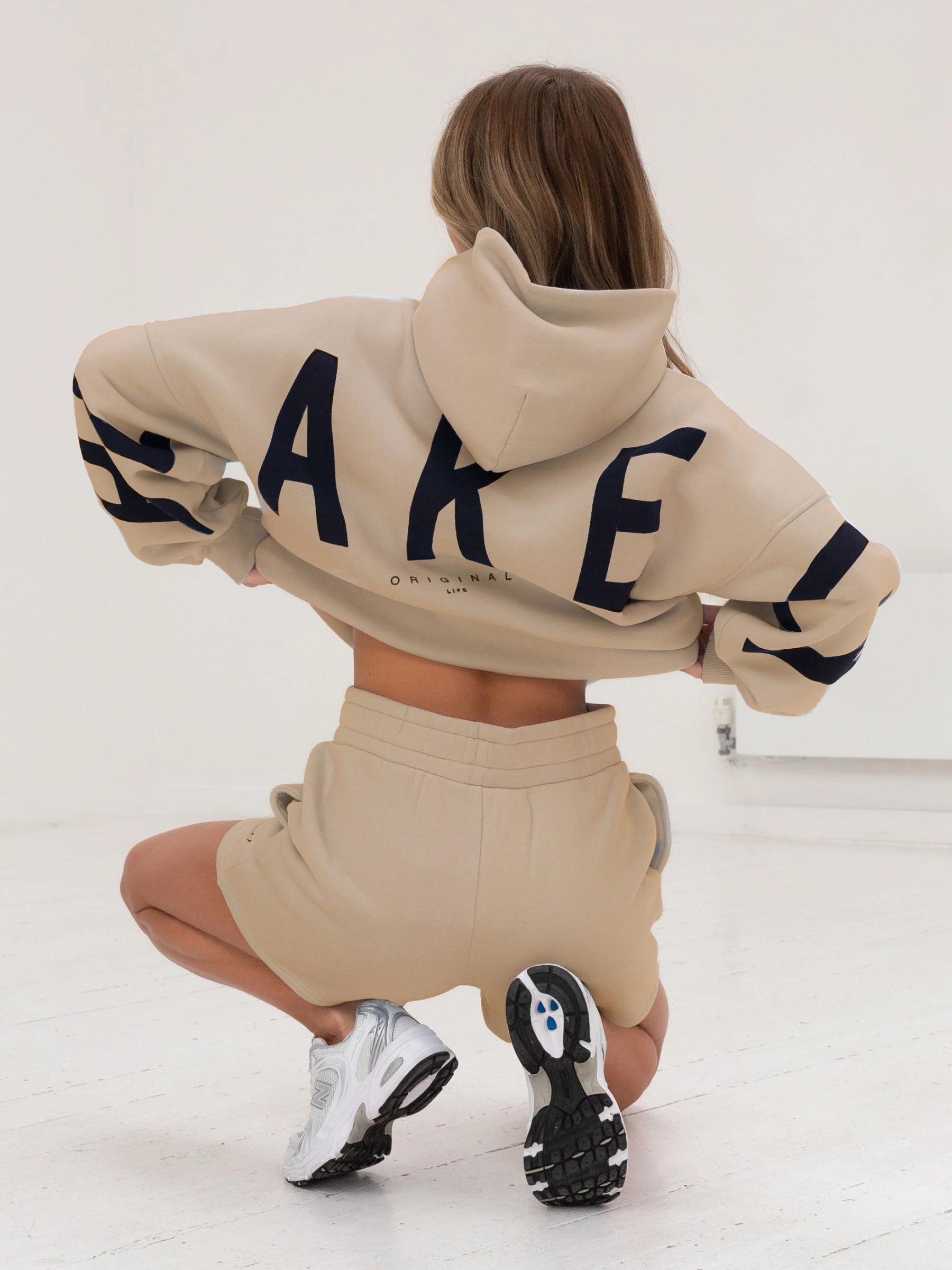Isabel Oversized Hoodie - Tan Active Street