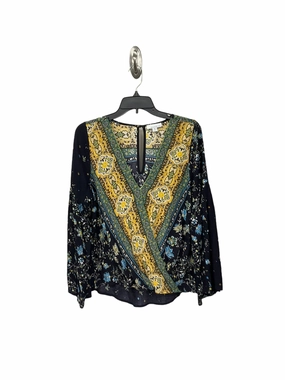 NonChafingEdges Top Long Sleeve By Allison Joy In Floral Print, Size: S