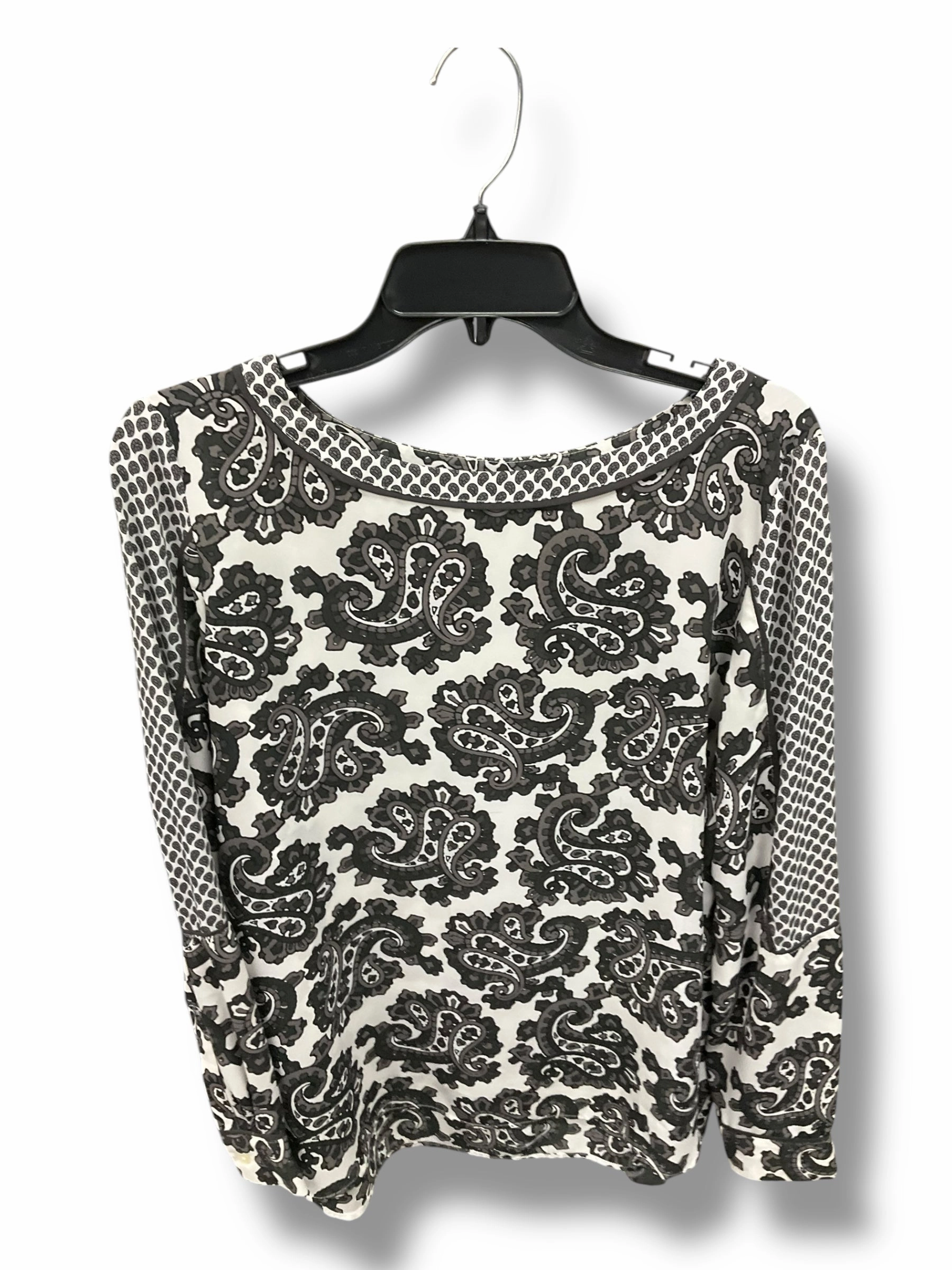 Top Long Sleeve By Loft In Grey, Size: M Comfy Layer CompressionFit