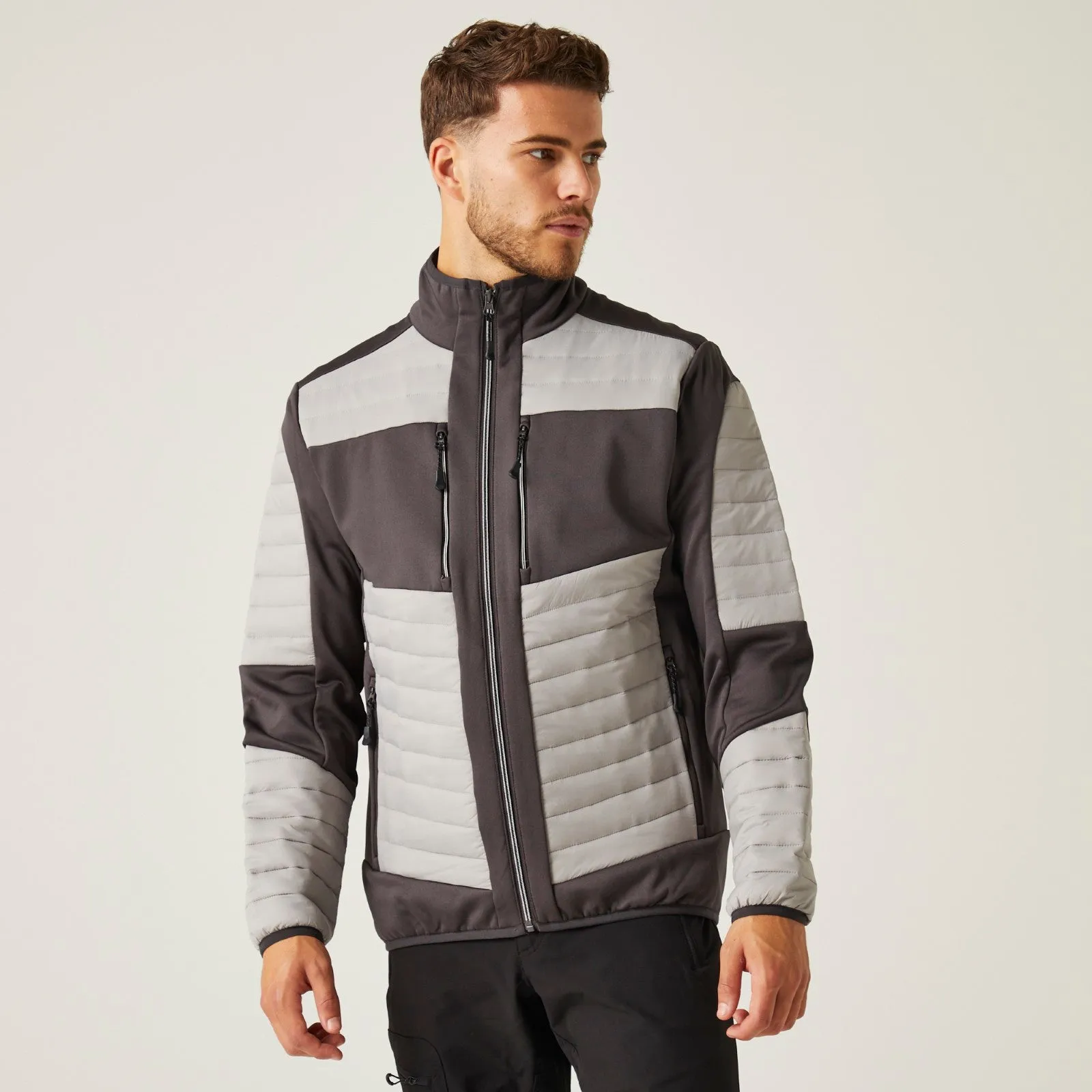 Regatta Professional Unisex Evolve Thermal Hybrid Padded Jacket Convertible Cuff System