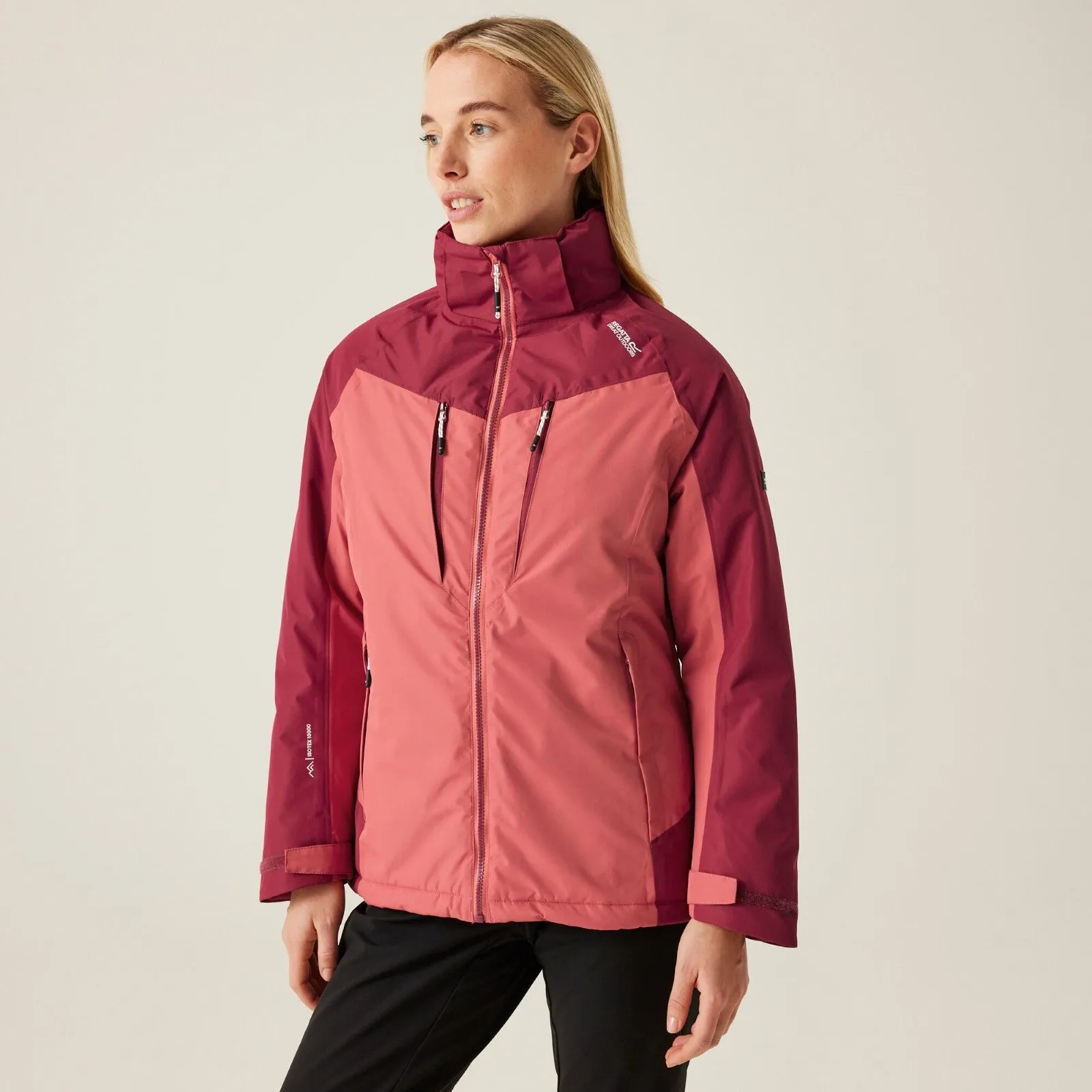 Regatta Womens Calderdale II Hooded Waterproof Winter Jacket Coat Anti Snag Fabric Soft Comfort Design