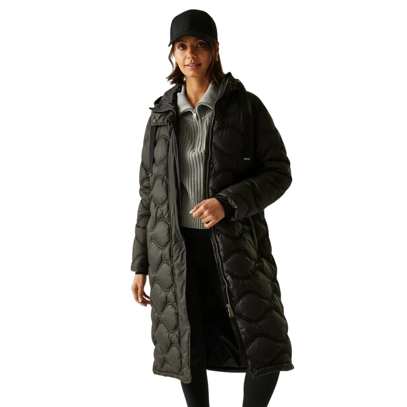Temperature Balancing Layer Weekend Ready Regatta Womens Embrie Longline Water Repellent Padded Jacket
