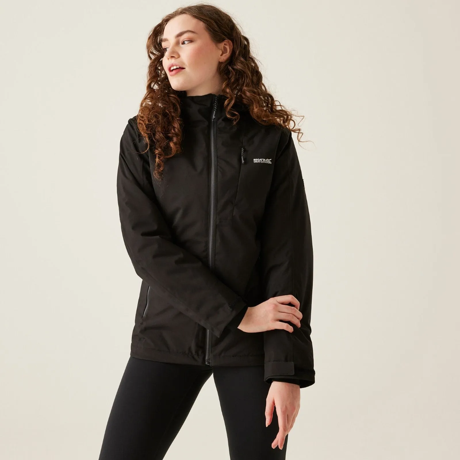 Abrasion Resistant Trim Regatta Womens Highton Stretch IV Waterproof Padded Jacket