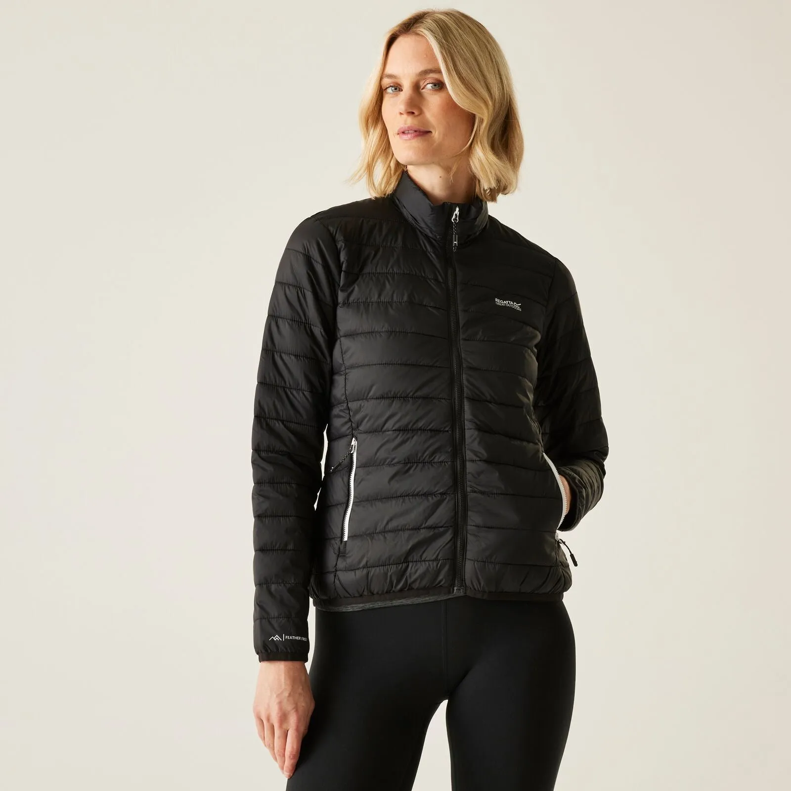 Regatta Womens Hillpack II Insulated Padded Jacket Zip Pockets Durable Zipper