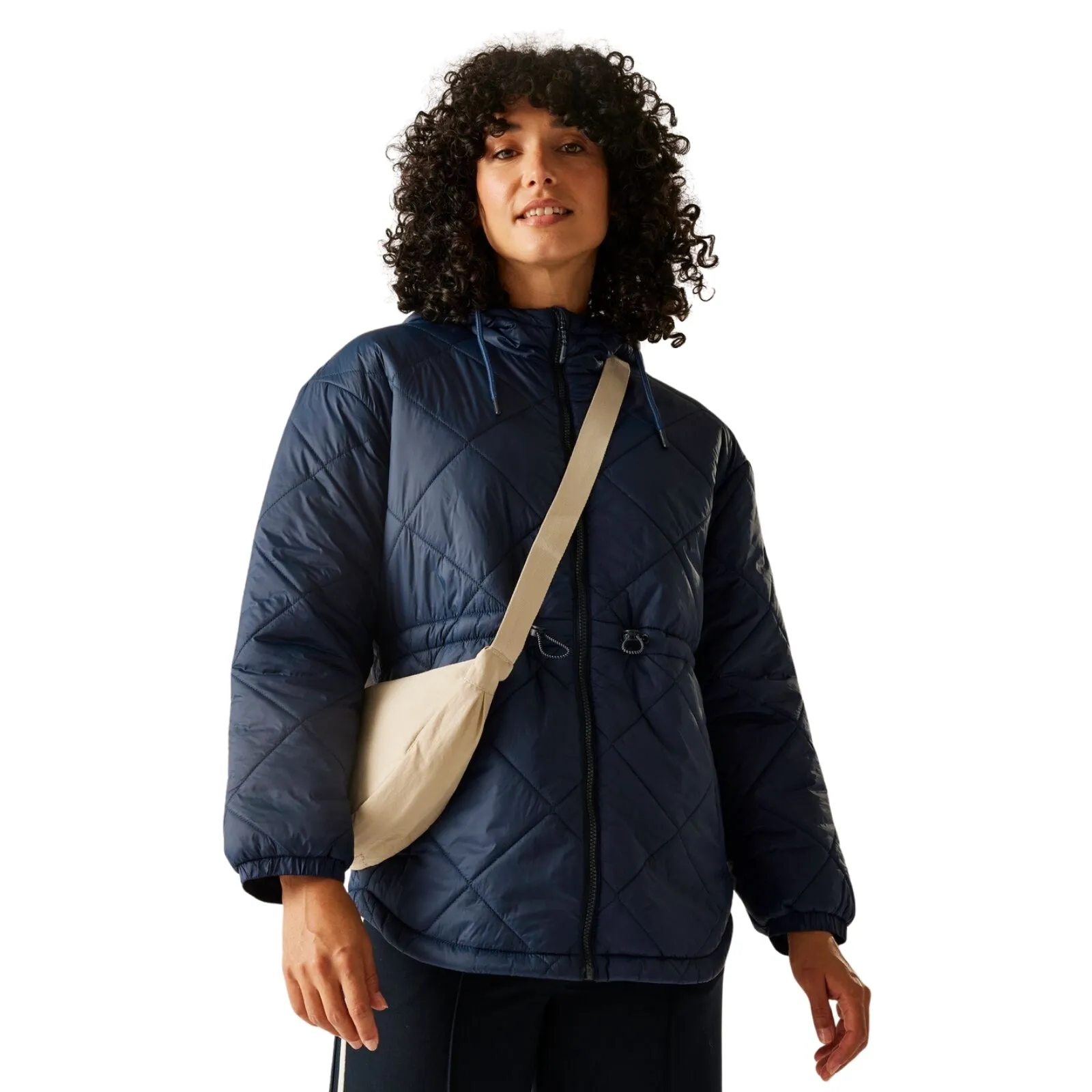 Regatta Womens Ivey Water Repellent Padded Jacket Full Zip Closure Snag Proof Surface