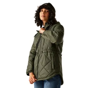 Regatta Womens Ivey Water Repellent Padded Jacket Wrinkle Free Material Puffer Design