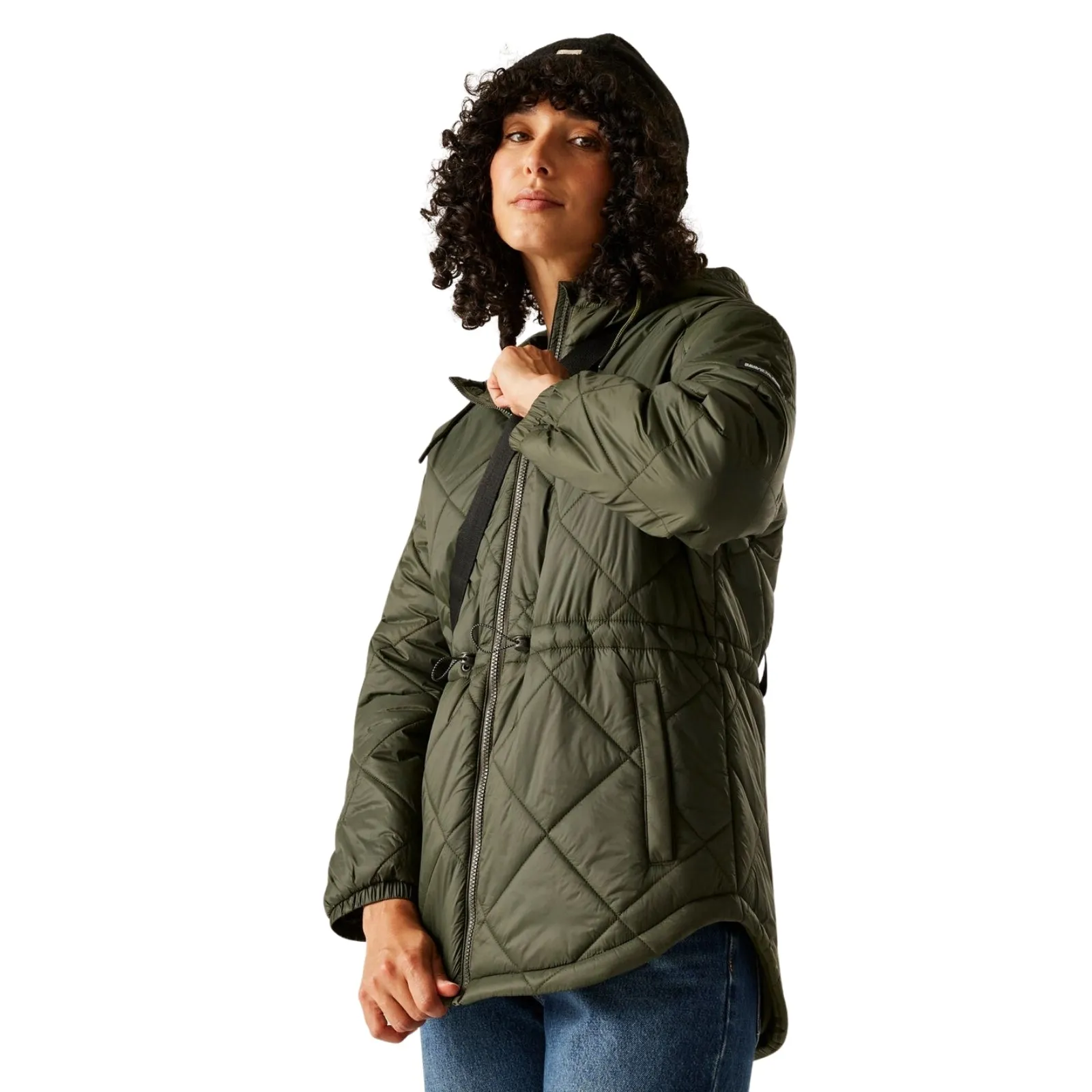 clean design Contoured Silhouette Regatta Womens Ivey Water Repellent Padded Jacket