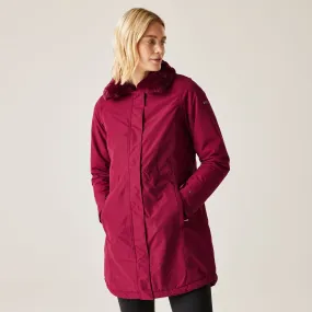 Multi Purpose Layer Thermal Insulation Layer Regatta Womens Renata Fur Collar Parka Jacket