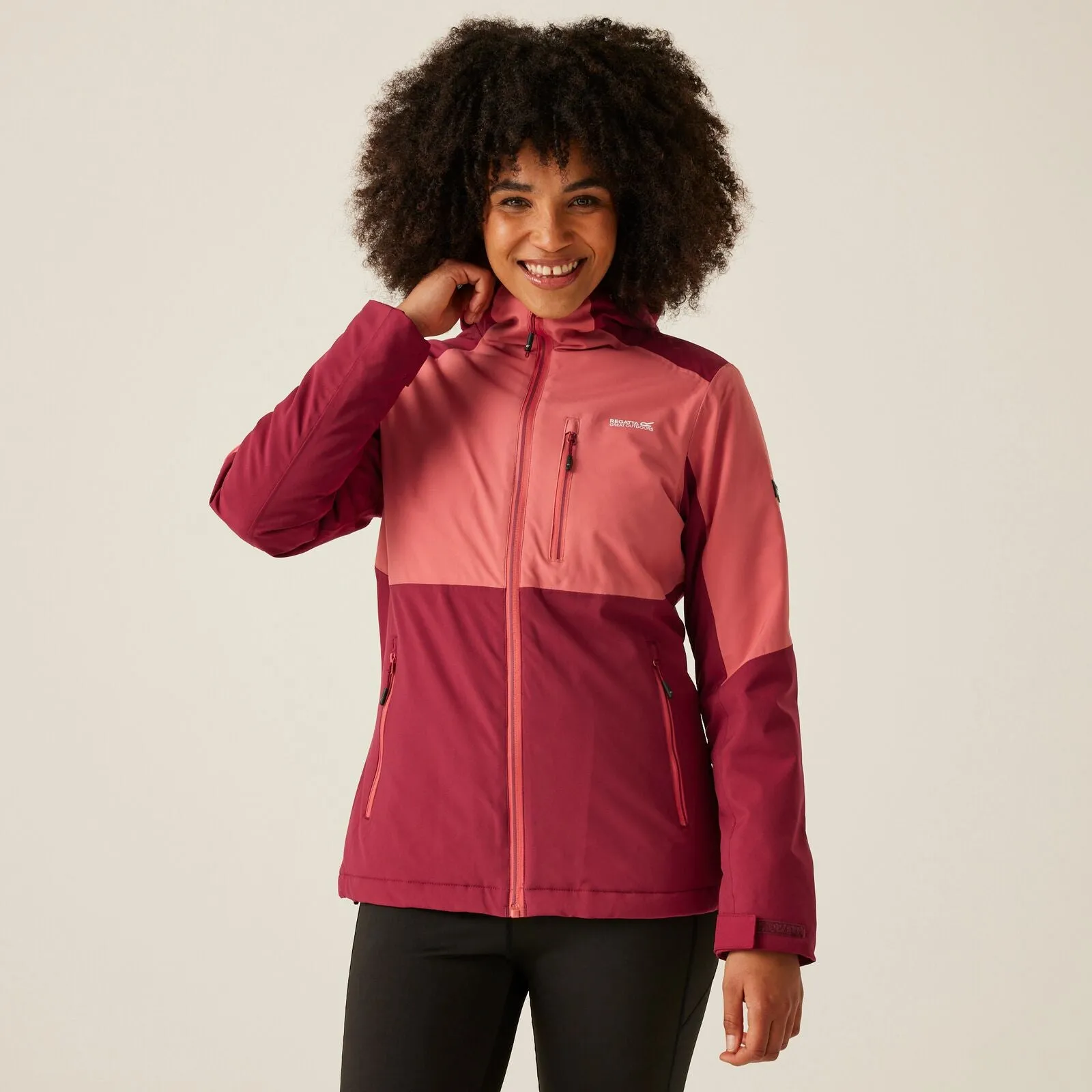 Regatta Womens Kelora Waterproof Jacket Recycled Material Blend Long Sleeves