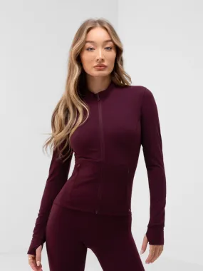Apex Pro Full Zip Jacket - Deep Burgundy Smart Weather Style