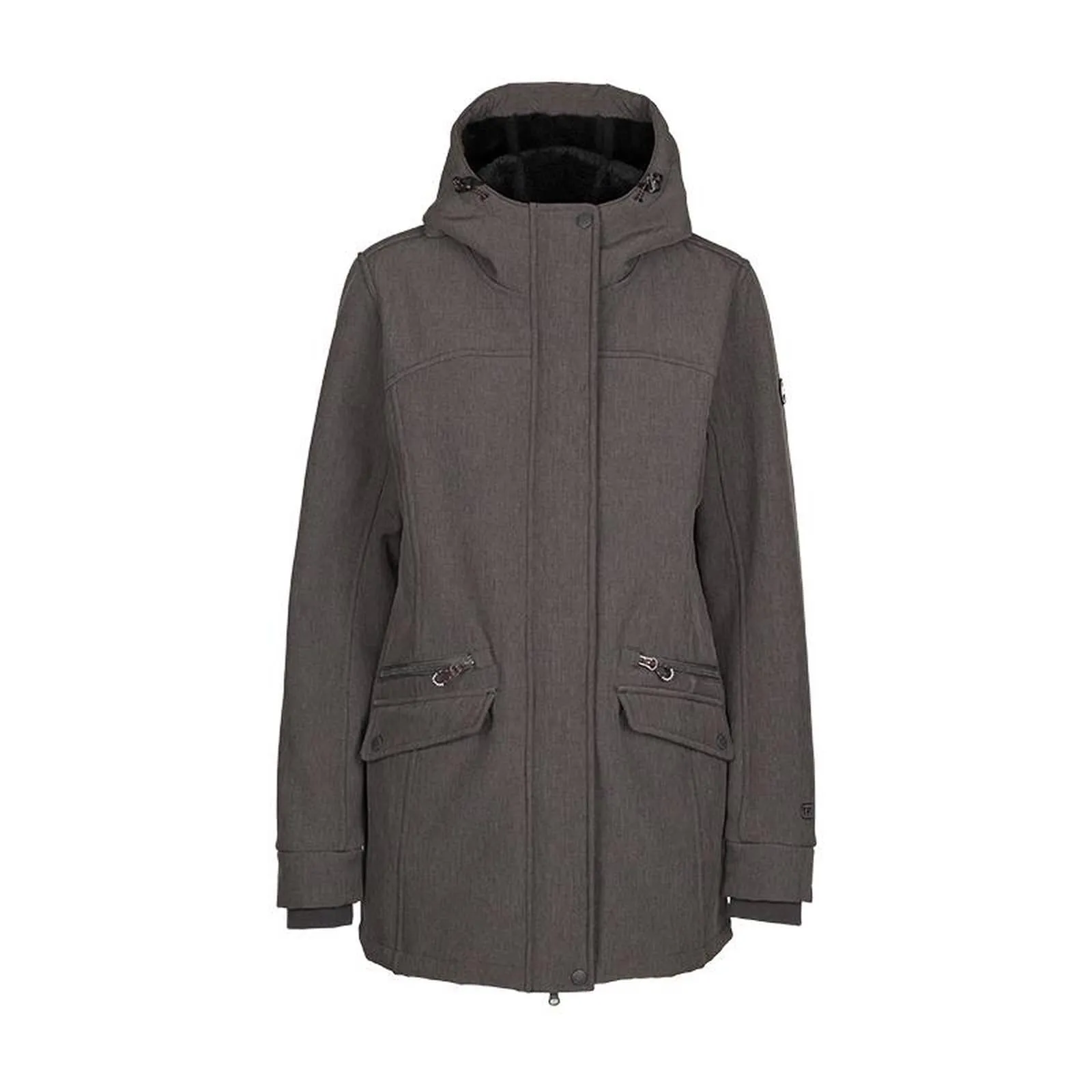Breathable Outer Shell Fire Retardant Treated Fabric Trespass Womens Anza Waterproof Softshell Jacket
