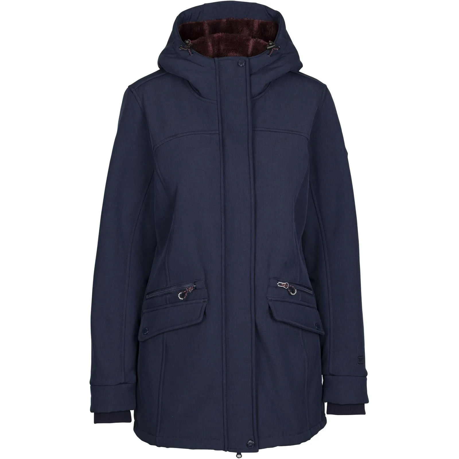 Trespass Womens Anza Waterproof Softshell Jacket Water Resistant Shell Secure Chest Pocket