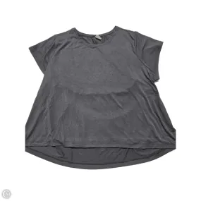 FlexFit Technology Athletic Top Short Sleeve By Athleta In Black, Size: 3x