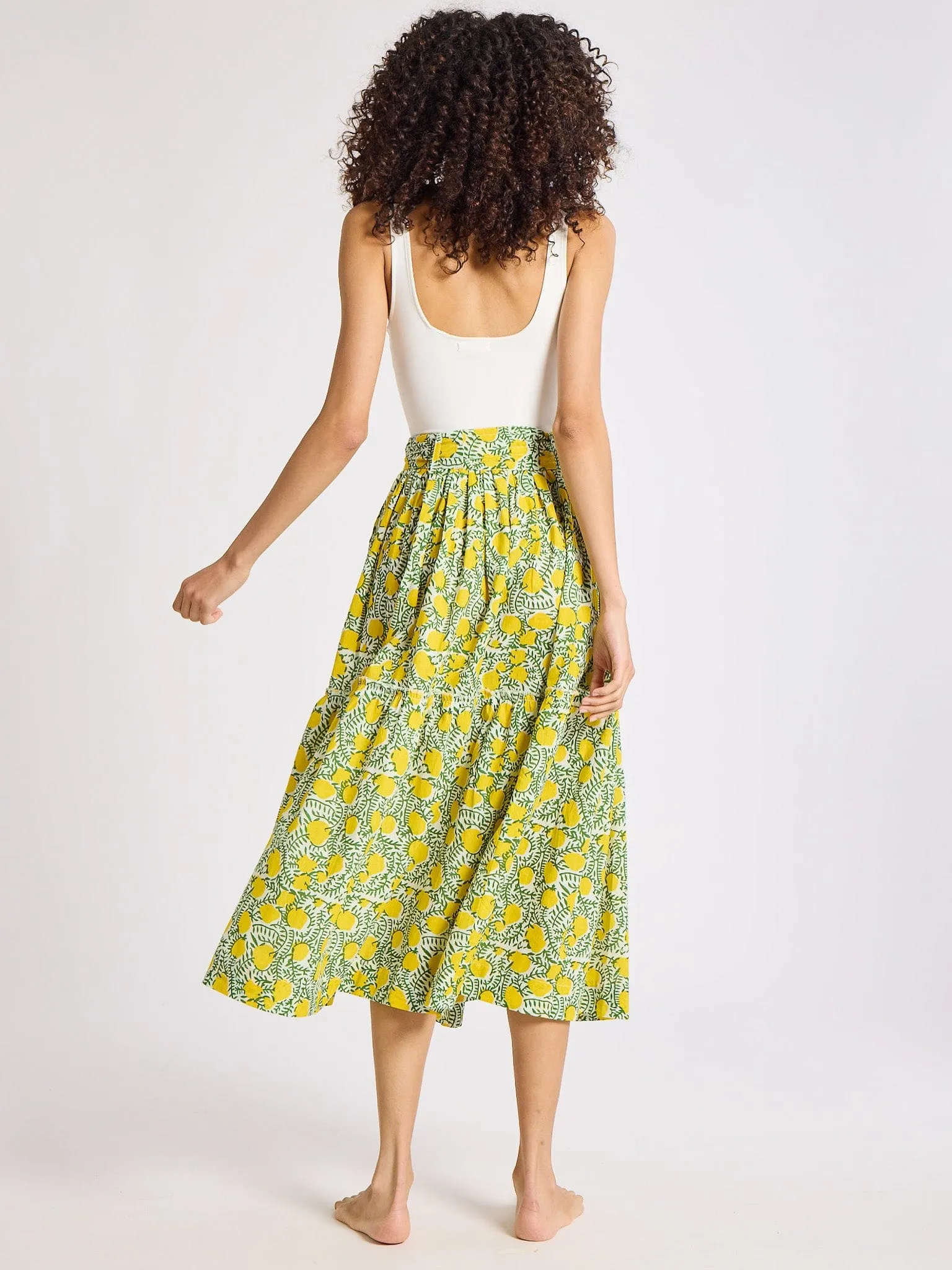 Franc?oise Skirt in Lemons Stylish Vibe