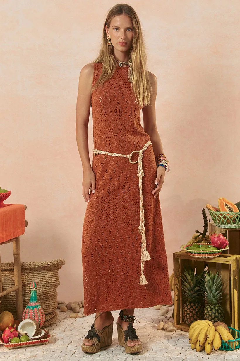 Rhodes Knit Maxi Dress Casual Chic