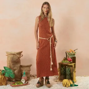 Subtle Glow Rhodes Knit Maxi Dress