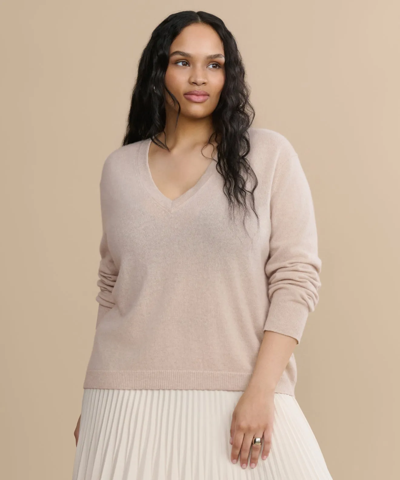 Sleek Comfort Wear Flynn Cashmere Sweater