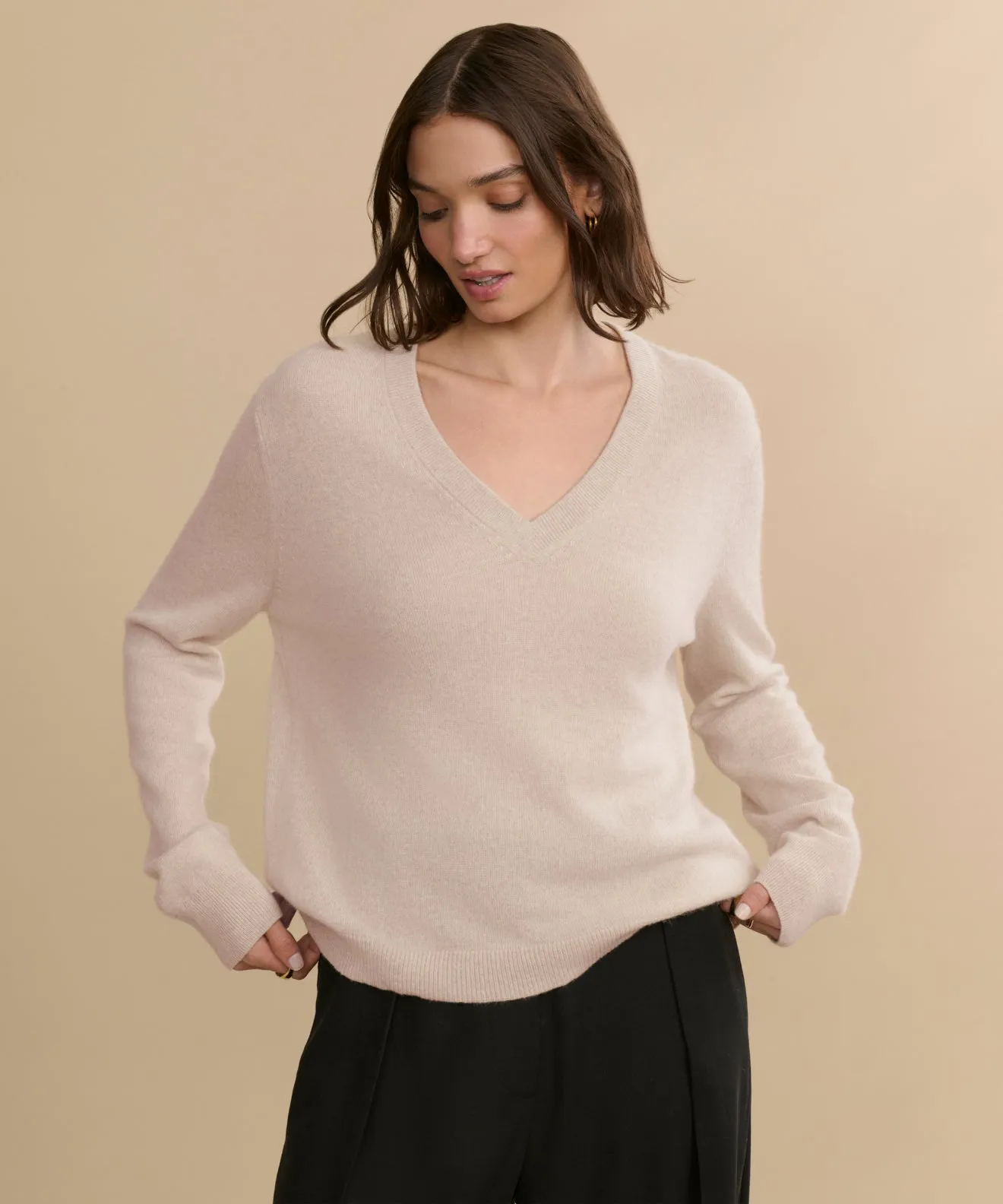 Chill Comfort Wear Effortless Fashion Flynn Cashmere Sweater