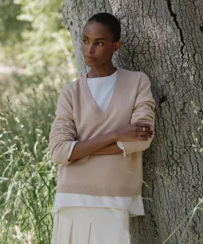 Layering Comfort Versatile Wear Flynn Cashmere Sweater