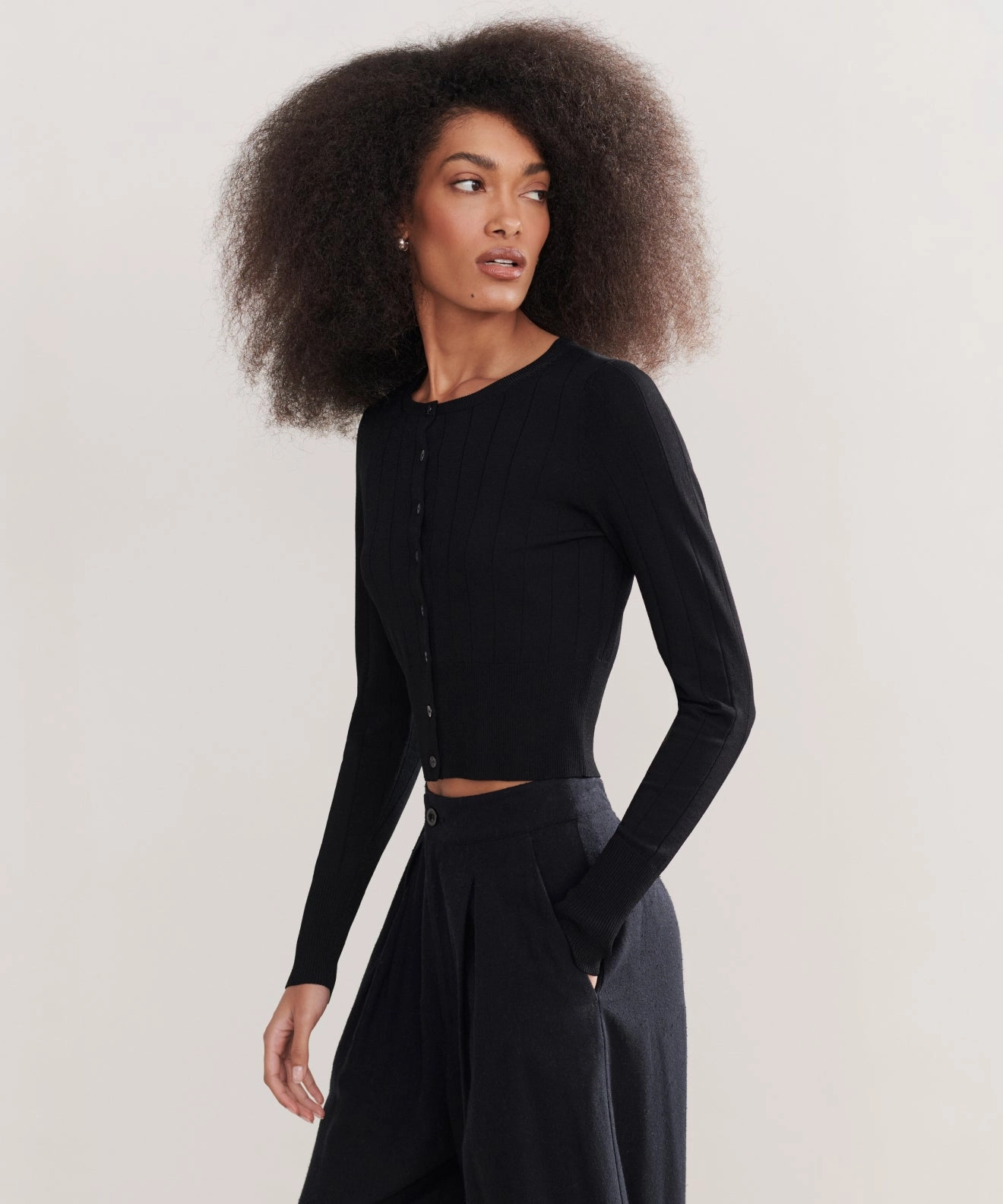Ribbed Finley Cardigan Classic Comfort