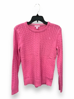Sweater By Lilly Pulitzer In Pink, Size: L MoistureWickingMaterial Trendy Look