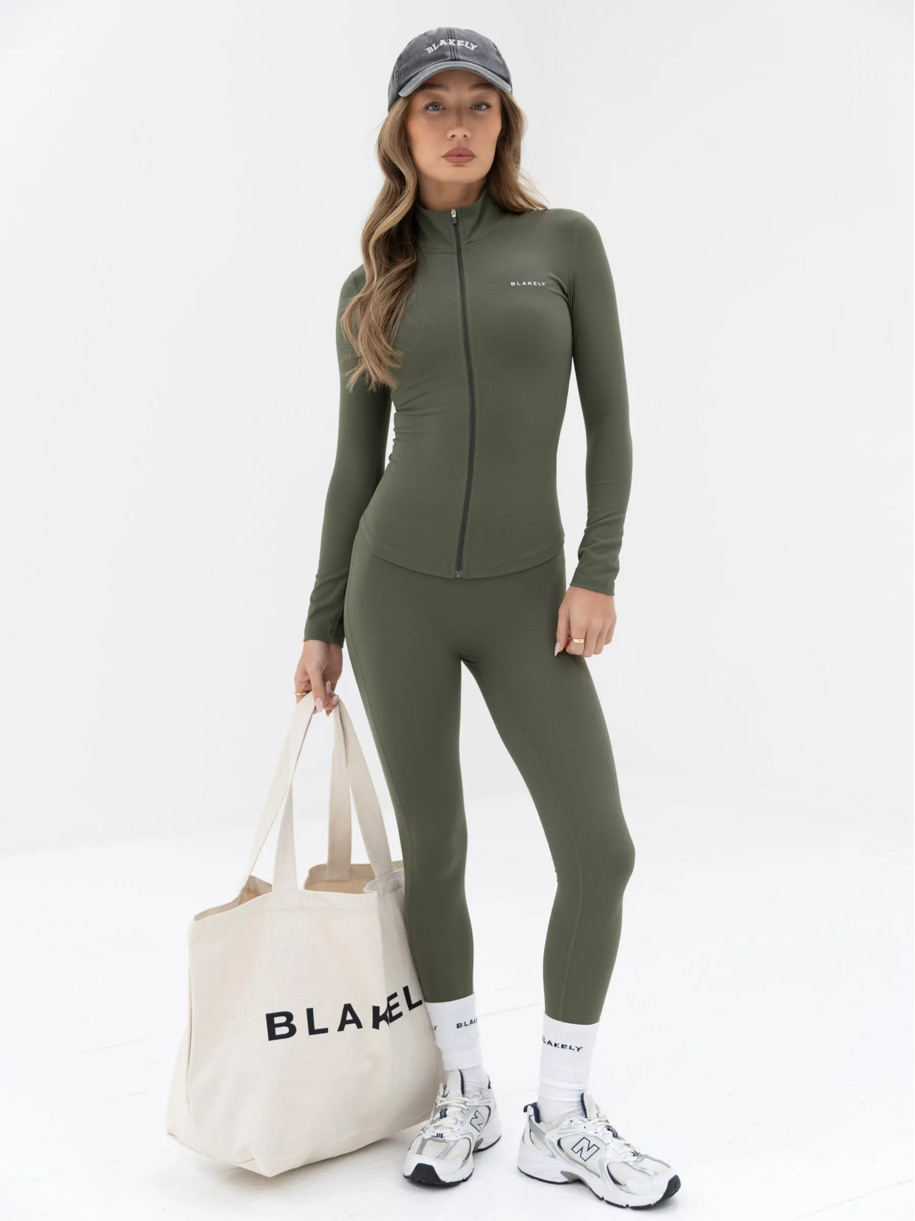 Low Maintenance Fabric Ultimate Full Zip Jacket - Khaki Green