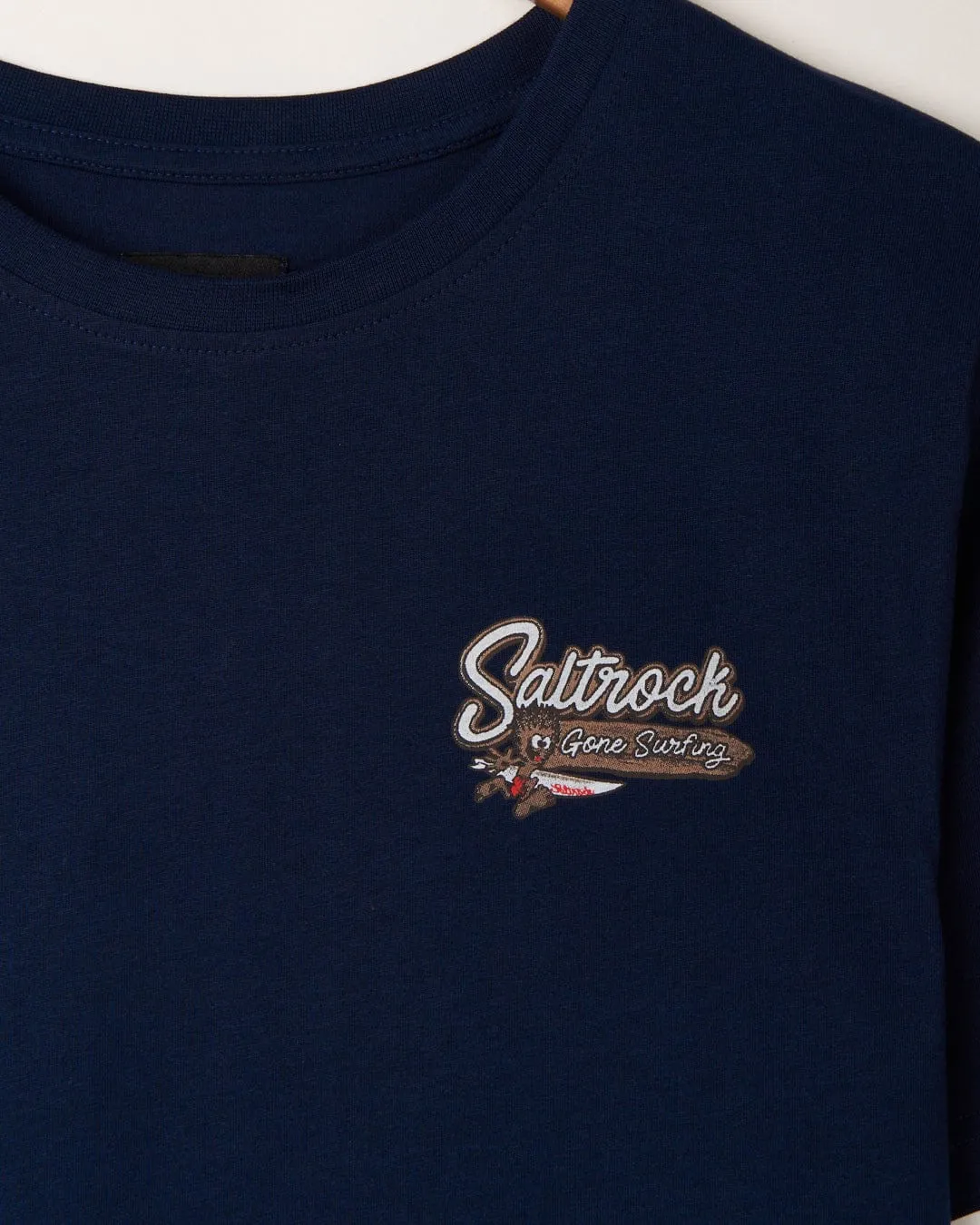 Quick Dry Wear Beach Signs Cornwall - Mens Short Sleeve T-Shirt - Blue