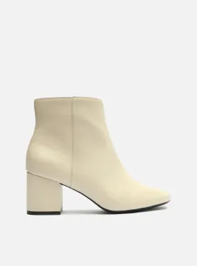 Rosi Leather Bootie Flexible TPU Shank Cushioned Step All Day Wear
