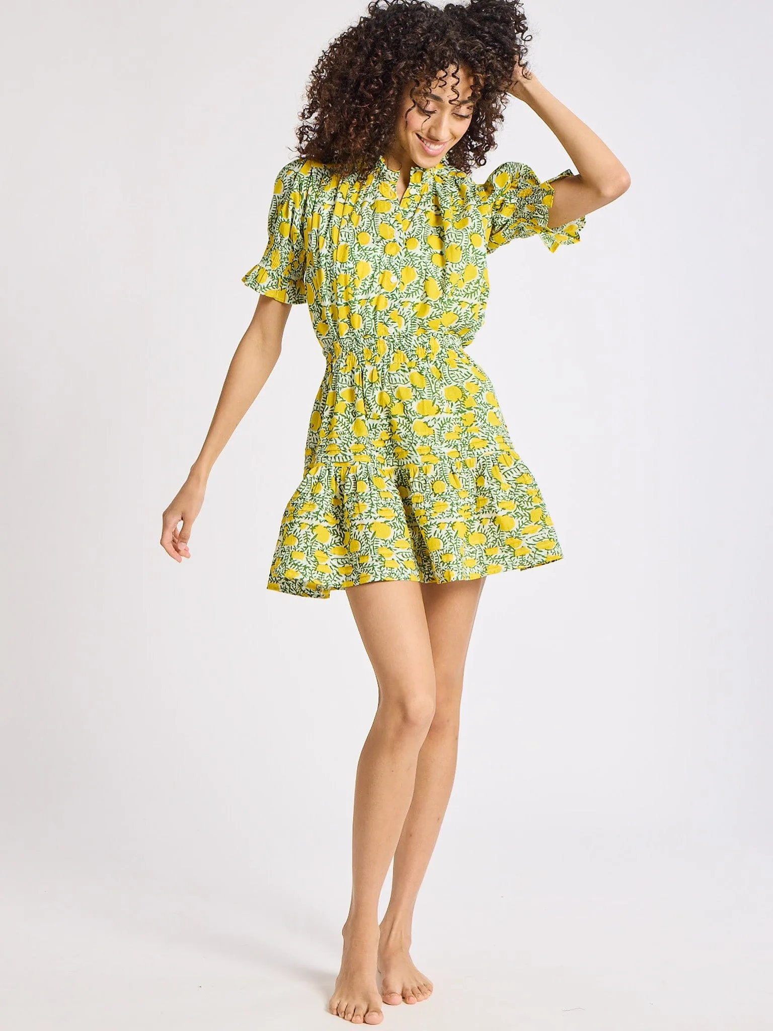 yoga session Rowan Skirt in Lemons