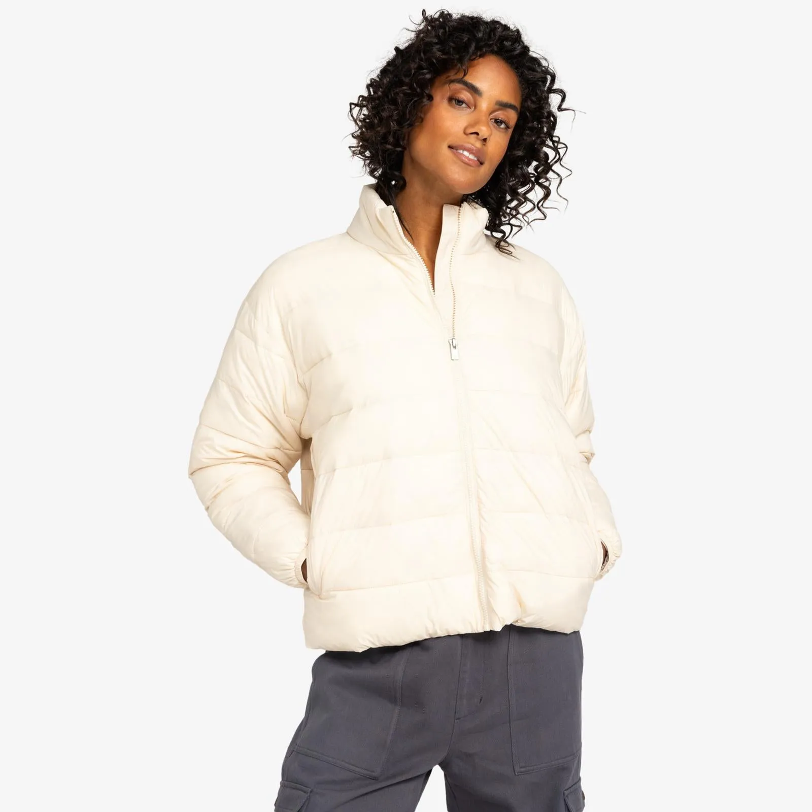 Roxy Womens Wind Bliss Padded Jacket Versatile Styling Heat Trapping Layer