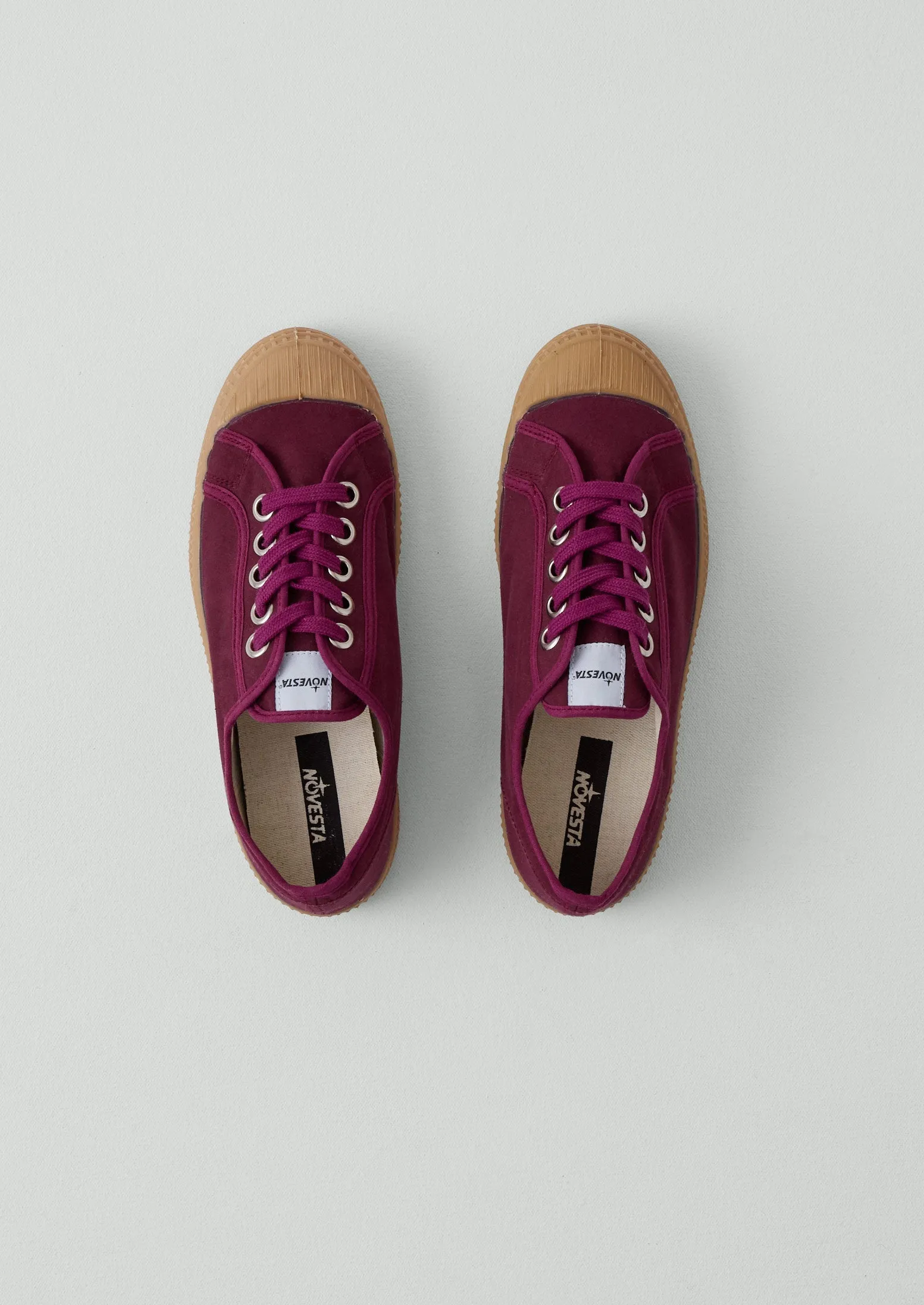 Smooth Upper Novesta Star Master Waxed Cotton Plimsolls | Mulberry