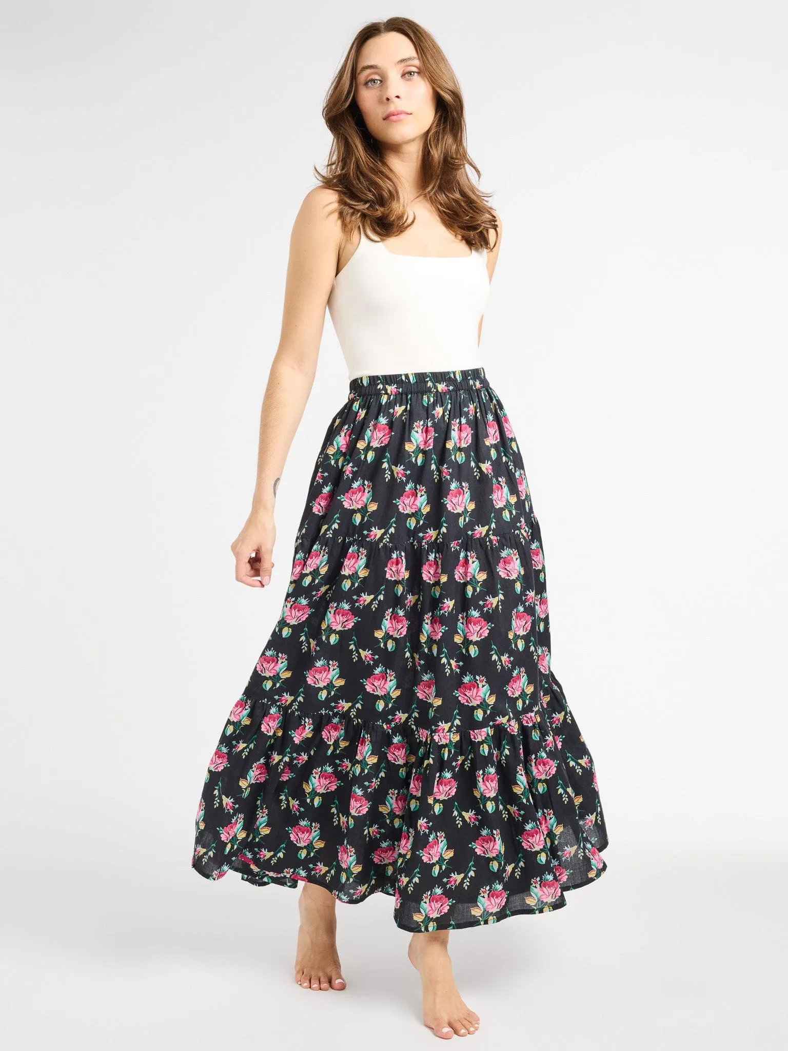 Paola Skirt in Corsage Couture Inspired Formal Event