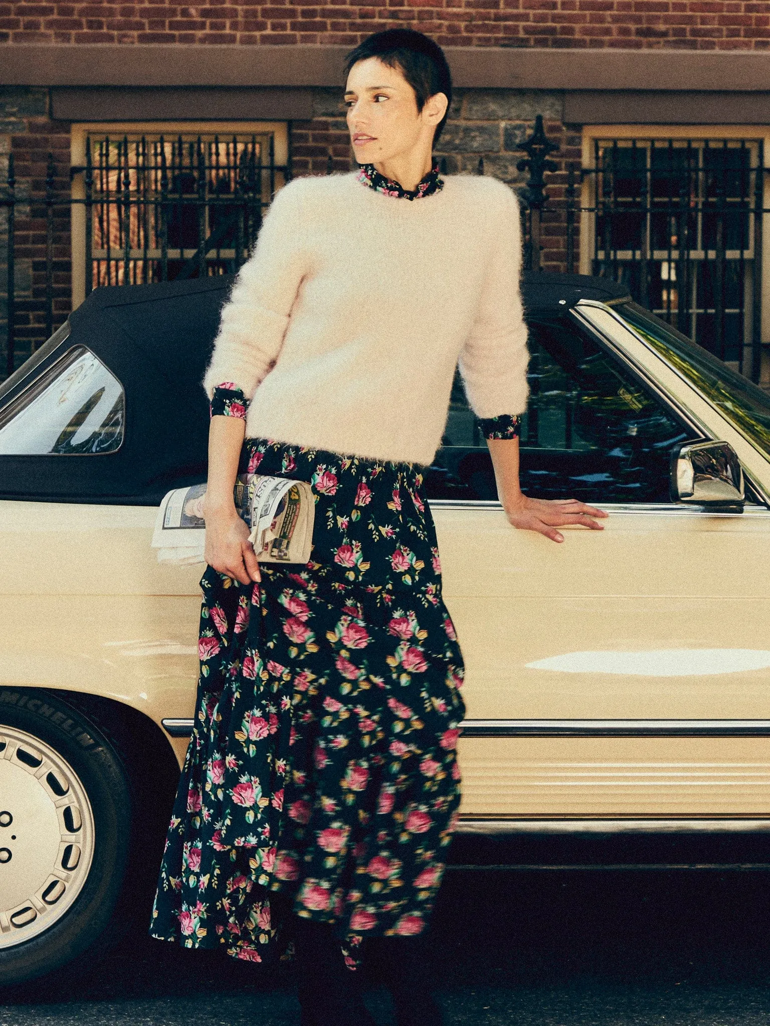 Paola Skirt in Corsage Shape Enhancing