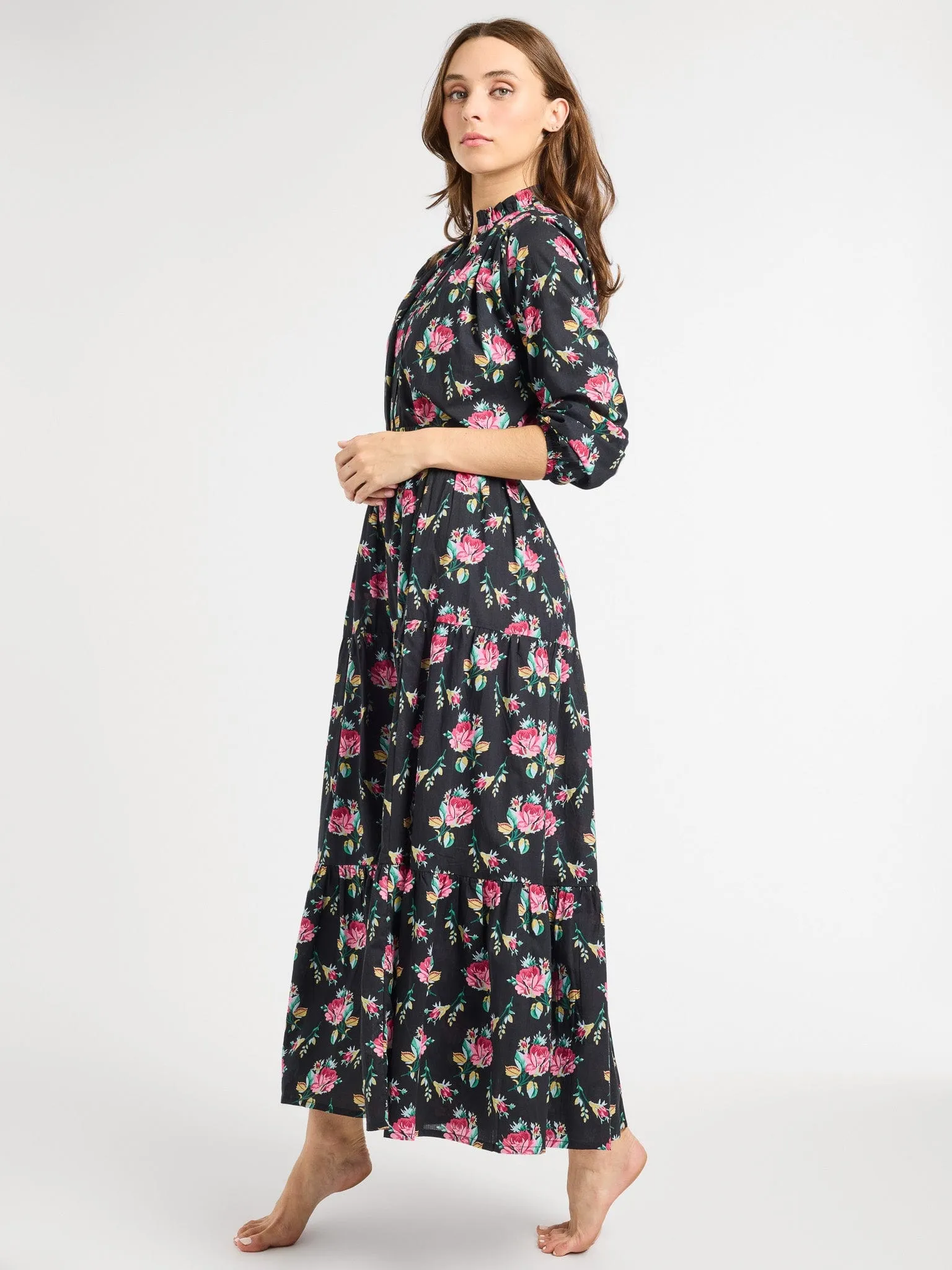Paola Skirt in Corsage Seamless Edging Matte Texture