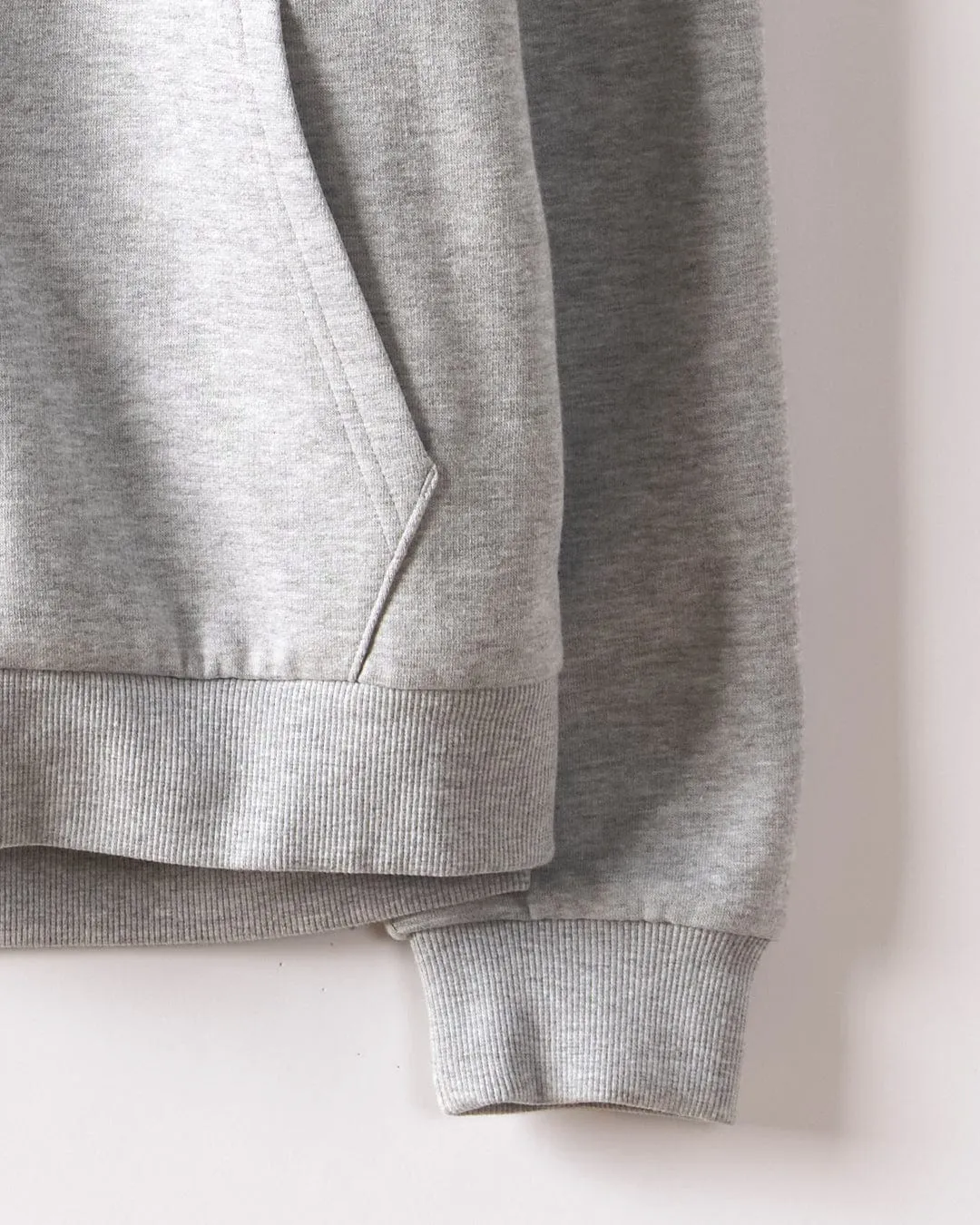 Saltrock Original - Mens Fur Lined Zip Hoodie - Grey Seasonal Layers Relaxed Stretch