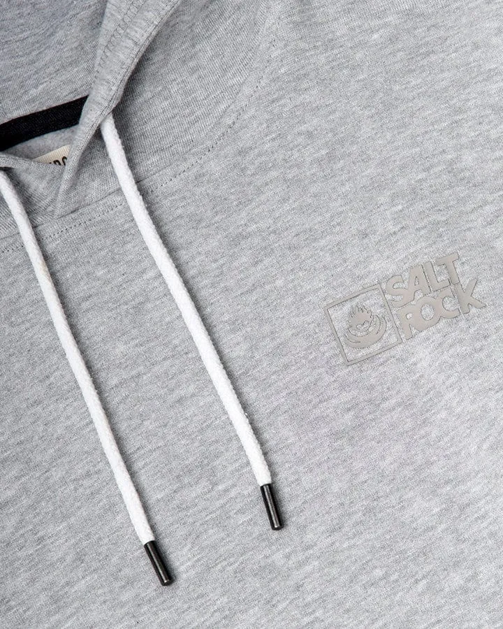 Saltrock Original - Mens Pop Hoodie - Grey Stylish Layer