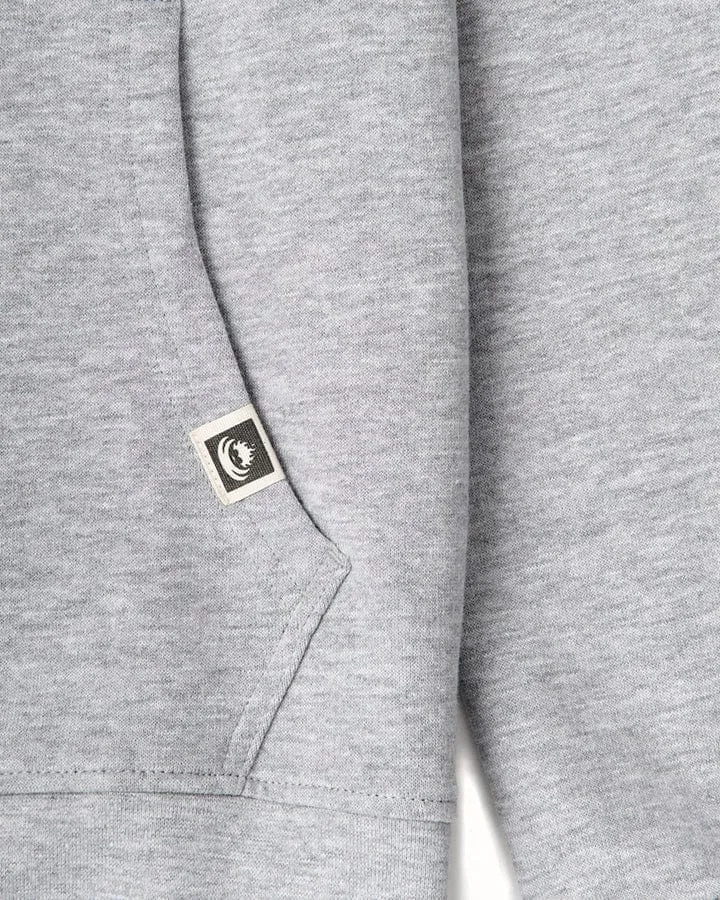 Comfy And Warm Comfort Knit Piece Saltrock Original - Mens Pop Hoodie - Grey