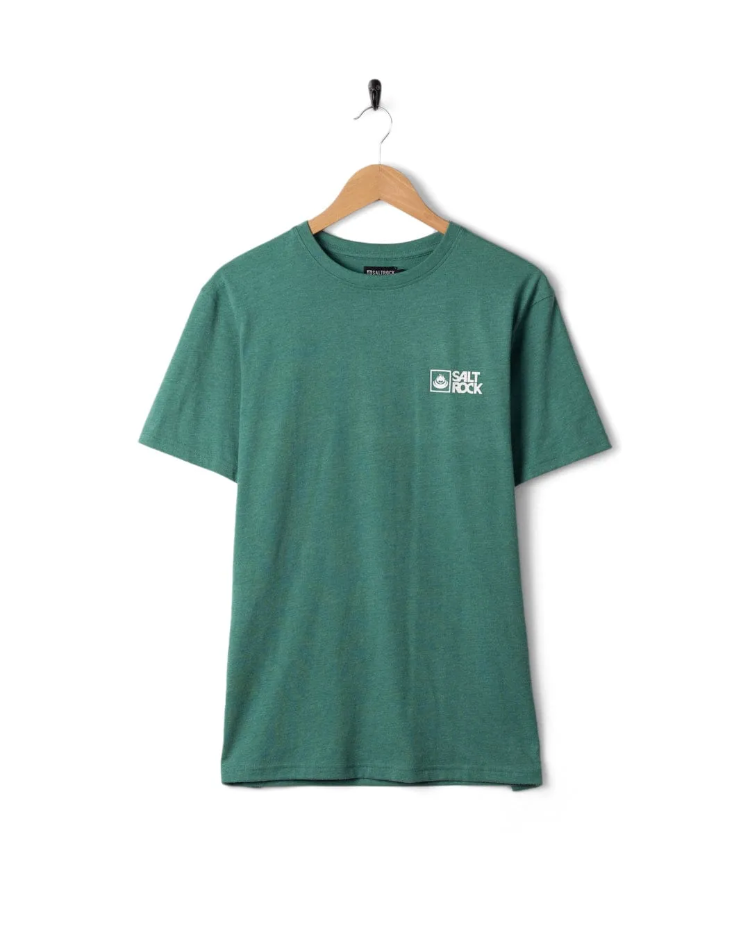 HeatResistantMaterial Solid Color Saltrock Original - Mens Short Sleeve T-Shirt - Dark Green