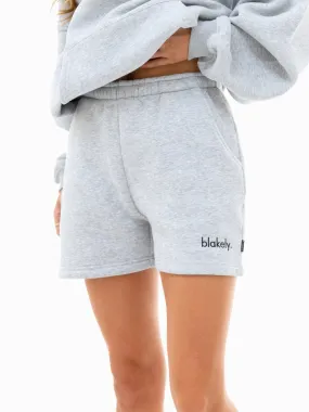 Lightweight Flex Classic Comfort Sami Jogger Shorts - Marl Grey