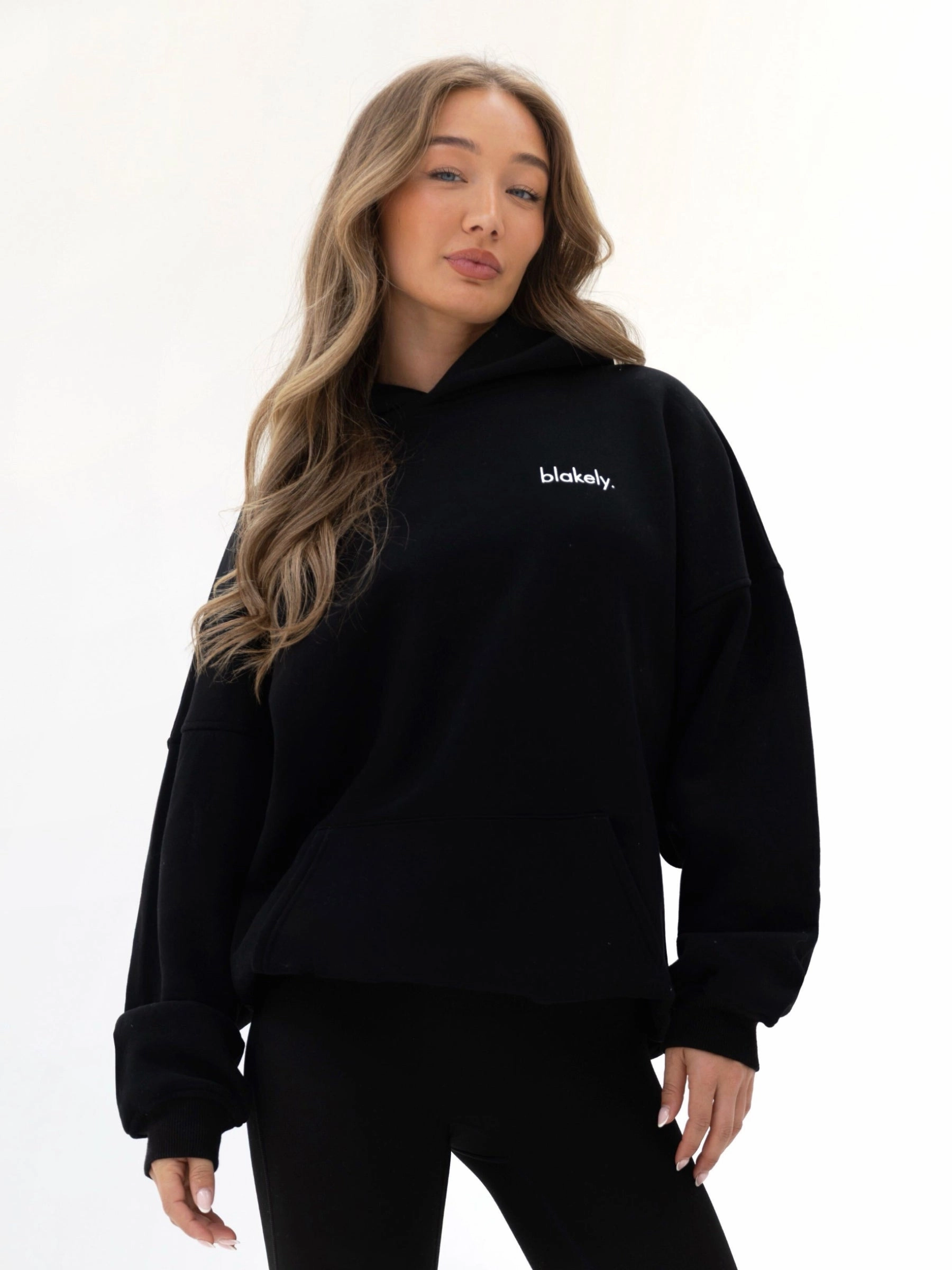 Sami Oversized Hoodie - Black Gerbil like