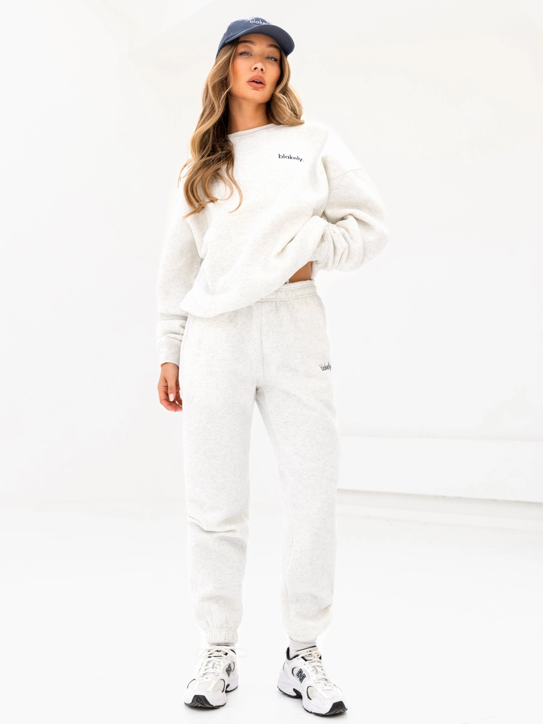 Commuter Ready Sami Sweatpants - Marl White