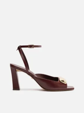 Breathable Travel Sandals Greer Mid Block Leather Sandal