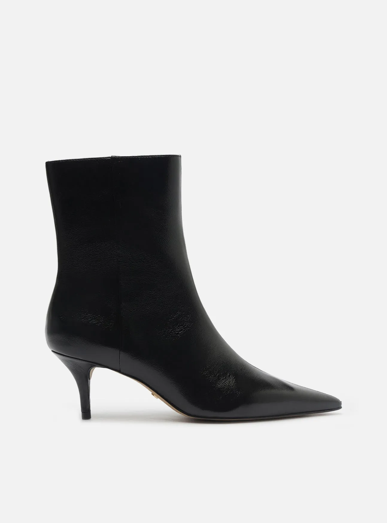 Sasha Low Stiletto Leather Boot High Traction Weather Resistant User