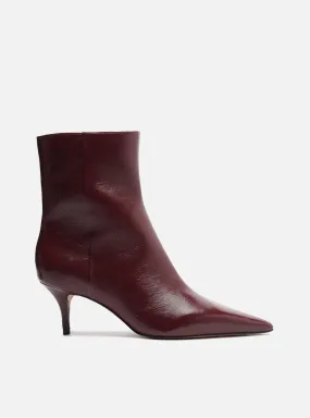 Comfortable Boots Sasha Low Stiletto Leather Boot