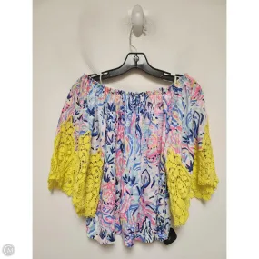 EasyCareFinish Top Short Sleeve Designer By Lilly Pulitzer In Multi-colored, Size: Xxs