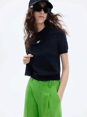 Stand Collar Knitted Top Moisture Management System Moisture Control Technology